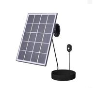 DAZZLEEX Panneau solaire portable 5 V 10 W pour Arlo Ultra/Ultra 2, pour Arlo Pro 5S, pour Arlo Pro 4, Pro 3, et pour les caméras projecteur Arlo Pro 3 (noir)
