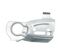 DAZZLEEX Plaque de guidage pour tronçonneuse Hus 340 345 350 remplace 503875701 Couvercle d'embrayage en métal Protection latérale pour équipement électrique extérieur Pièce de réparation