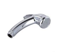 DAZZLEEX Pommeau de douche chromé avec gâchette marche/arrêt pour caravane, salle de bain, grand débit d'eau, plaqué ABS, jet à main compatible avec tuyau standard