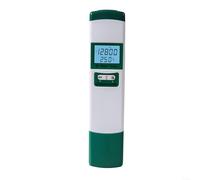 DAZZLEEX Testeur de qualité de l'eau 5 en 1 pour piscine, aquarium, eau potable, sel, moniteur de température, compteur numérique LCD BT98603