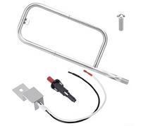 DAZZLEEX Tube de rechange et allumeur de gril pour barbecue à gaz Weber Traveler Portable Q100 Q200 Series Brûleur de barbecue en acier inoxydable