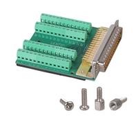 DB50 Adaptateur de bornier mâle femelle 50 broches avec boulons et écrous