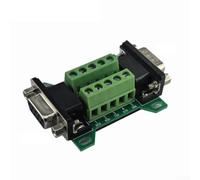 DB9MF-A Adaptateur de bornier sans soudure Mâle/Femelle Carte adaptateur pour l'électricité industrielle - Double conception avec mappage 1:1 des numéros de connexion pour une installation rapide en