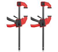 DBAILY Lot de 2 serre-joints professionnels 2 en 1 combinables pour tendre l'étirement, largeur de serrage 310 mm, plage de serrage 130-435 mm, force de serrage 140 kg pour une fixation stable de Hol