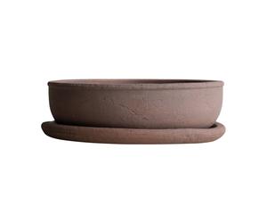 DBKD Bol Terra Pot Brown. Ø30x10.5 cm