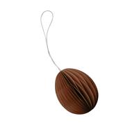 DBKD Décoration de Pâques en papier Ovoid 7 cm Terracotta