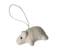 DBKD Décoration suspendue Hanging pig White