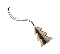 DBKD Décoration suspendue Hanging winter tree 7 cm Beige