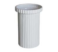 DBKD Grand cache-pot Stripe h22 cm Ø12 cm Shiny white
