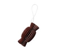 DBKD Ornement de Noël Paper Candy Dark red