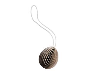 DBKD Pendentif de Pâques Ovoid papier small 4 cm Sand