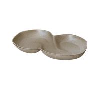 DBKD Plateau de présentation Bun 18x30 cm Beige