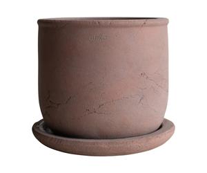 DBKD Pot Terra Brown. Ø18x18 cm