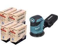 DBO 180 Z Ponceuse excentrique sans fil 18 V 125 mm + 4x Toolbrothers SPIDER Set d'abrasifs - sans batterie, sans chargeur, idéal pour le bricolage, ponçage, boîte à poussière fixe