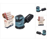 DBO 180 Z Ponceuse excentrique sans fil 18 V 125 mm + Toolbrothers SPIDER Set d'abrasifs - sans batterie, sans chargeur, idéal pour les bricoleurs, ponçage, boîte à poussière fixe