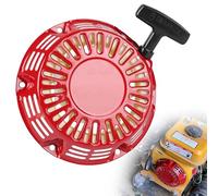 DBREAKS Lanceur pour Moteur Honda GX120 GX160 GX140 GX200 5.5HP 6.5HP, Démarreur à Câble, Démarrage à Rappel, avec Câble, Rouge