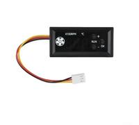 DC 12 V pour thermostat de ventilateur PWM avec connecteur d'entrée 3P et plusieurs types de sondes pour une détection flexible de la température et un contrôle du refroidissement (B)
