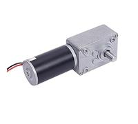 DC 12V 24V Moteur Motoréducteur Réducteur Engrenage, Mini Moteur Electrique avec Engrenages Metal, 5-160RPM, Moteur de Boîte de Vitesses Réversible (Couleur : 24V-Without Bracket, Taille : 160rpm)