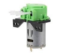 DC 12V/24V Pompe de Dosage Péristaltique Tête de Tube Péristaltique Bricolage pour Analyse Chimique de Laboratoire d'Aquarium(green 12v 1 * 3)