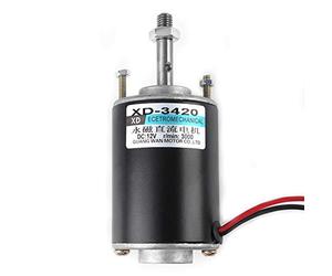 DC 12V Moteur à Aimant Permanent CW/CCW Moteur à Aimant Permanent Haute Vitesse pour Générateur de Bricolage 30W(12V 3500 tr/min)