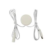 DC 12V panneau en bois interrupteur tactile balayage gradateur capteur pénétrant LED détection tactile à intensité variable cachée for l'éclairage domestique en bois(Mode B,1M DC WIRE WHITE_12V-24V)