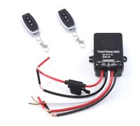 DC 5-48 V 10 A Interrupteur à distance marche avant et arrière pour moteur de treuil linéaire, contrôleur RF sans fil avec commande manuelle et protection par fusible (B)