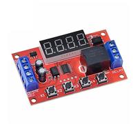 DC 5V 12V 24V 10A Module de relais temporisation réglable LED numérique minuterie interrupteur déclenchement commande(5V)