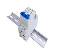 DC Circuit Breaker 2P 250V 16A 32A 50A 63 Amp Isolator DC Disconnect Switch Solar PV SystemThermal Magnetic Trip EKFBQBGW(63A)