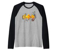 DC Comics Batman Insigne de Signal Lumineux électrique Fractale Manche Raglan