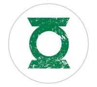 DC Comics Ligue De Justice D'Amérique Green Lantern Logo John Stewart Autocollant Sticker