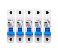 DC MCB Mini disjoncteur 1P 6KA 500V, connexion en Y | Disjoncteur CC 3A 6A 10A 16A 20A 25A 32A 40A 50A 63A(100A,5pcs)