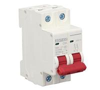 DC Mini Disjoncteur, DC 500V 50A 2P Isolateur pour Système Solaire PV, Déclenchement Magnétique, Disjoncteur protecteur monté sur rail DIN, sectionneur DC DZ47 63Z C50