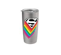DC Originals Superman Logo Pride Gobelet isotherme en acier inoxydable double paroi