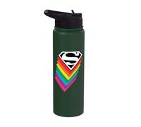 DC Originals Superman Logo Pride Stainless Steel Insulated Water Bottle