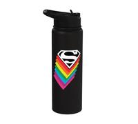 DC Originals Superman Logo Pride Stainless Steel Insulated Water Bottle