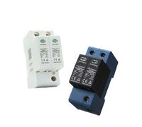 DC SPD 2P 20-40KA 600V 800V Surge Protective Device Low-voltage Arrester House Din Rail 2 Poles Protector YRSP-D2/T2 AUOQKQUT(2P 1000V,White CE)