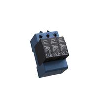 DC SPD 3P 20-40KA 1000V 1500V Surge Protective Device Low-voltage Arrester House din rail 3 Poles Protector YRSP-D2/T2 NWPNLXEA(3P 1500V,Blue TUV)
