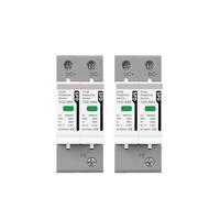 DC SPD Surge Protective Device 600V 1000V 2P 20KA 40KA 60KA Voltage Protector Solar PV Photovoltaic Lightning Arrester CZAOINCU(40KA,DC 1000V)