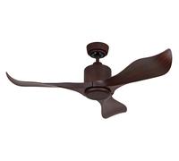 DC Ventilateur de plafond avec Télécommande 132 cm Ventilateur Éco Aviador Noyer