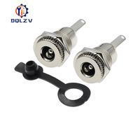 DC099 5.5mm x 2.1mm prise de courant cc femelle connecteur de montage sur panneau métal DC-099 trou ouvert 11MM 5.5*2.1 5.5*2.5 Waterproof seat