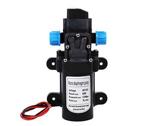 DC12V 5L/Min 115PSI pompe à eau auto-amorçante à diaphragme haute pression, vanne intelligente de pompe à eau haute pression avec pressostat pour pompe à eau à énergie solaire pour lave-auto