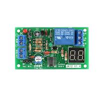 DC12V Relais Temporisé Réglable Module de Relais de Minuterie Microcontrôleur Compte à Rebours avec Affichage LED Numérique Minuteur Déclenchement Règlable 1-99s / 1-99min
