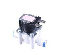 DC24V Quick-connect 1/4" Waste Water Solenoid Valve 300cc Flow Inlet Water Purifier Flush solenoid Electromagnetic Valve