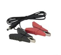 DC5521 sur pinces crocodile câble de test 1,5 m cuivre PVC pour voiture solaire