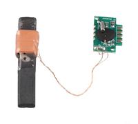 DCF77 Module d'horloge radio 77,5 kHz simple pour fréquence radio DCF77 | Réception du signal DCF77, 77,5 kHz pour la fréquence, l'heure automatique, mise à jour précise de la date