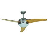 DCG - Eltronic VE CRD 60 TL - Ventilateur mural plafond 3 pales, avec lumière et télécommande