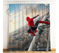 DCL-1331 Rideau occultant brossé de héros de Disney pour garçonsfigurine Spidermandécoration de maisoncadeau personnalisé