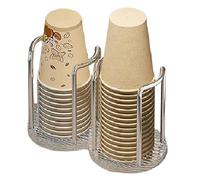 DcnrInsr Distributeur de Gobelets en Papier - Porte-Gobelet Organisateur de Fête - Rince-Bouche Support de Rangement - 23x13 cm B
