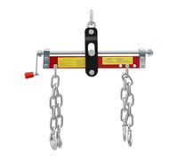 DCSYOG Equilibreur moteur | Charge maximale de 900 kg | 4 chaînes avec crochets de sécurité | Hauteur réglable | 3 points de suspension de chaîne | Pour moteurs et transmissions | Équipement d'atelier