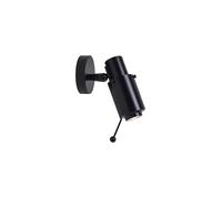 DCW Biny Spot Bulb Strahler/Spot, noir / noir, avec tige